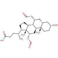 64986-86-3 (3alpha,5beta,7alpha,12alpha)-7,12-Bis(formyloxy)-3-hydroxycholan-24-oic acid chemical structure