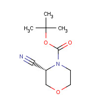 1257856-86-2 (S)-4-Boc-3-cyanomorpholine chemical structure
