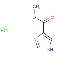 127607-71-0 1H-Imidazole-4-carboxylic acid, methyl ester, monohydrochloride (9CI) chemical structure
