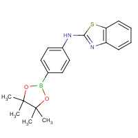 330793-85-6 N-[4-(4,4,5,5-Tetramethyl-1,3,2-dioxaborolan-2-yl)phenyl]-1,3-benzothiazol-2-amine chemical structure
