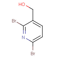 55483-88-0 3-pyridinemethanol, 2,6-dibromo- chemical structure