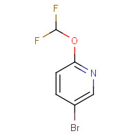 899452-26-7 pyridine, 5-bromo-2-(difluoromethoxy)- chemical structure
