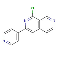 1211593-56-4 2,7-naphthyridine, 1-chloro-3-(4-pyridinyl)- chemical structure
