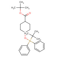 1010086-31-3 2-Methyl-2-propanyl 4-{[(2-methyl-2-propanyl)(diphenyl)silyl]oxy}cyclohexanecarboxylate chemical structure