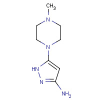 537039-17-1 5-(4-Methyl-1-piperazinyl)-1H-pyrazol-3-amine chemical structure
