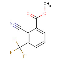 1211596-75-6 benzoic acid, 2-cyano-3-(trifluoromethyl)-, methyl ester chemical structure