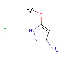 110884-53-2 5-Methoxy-1H-pyrazol-3-amine hydrochloride (1:1) chemical structure