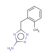 502685-45-2 4H-1,2,4-triazol-3-amine, 5-[(2-methylphenyl)methyl]- chemical structure