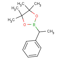 174090-36-9 4,4,5,5-Tetramethyl-2-(1-phenylethyl)-1,3,2-dioxaborolane chemical structure