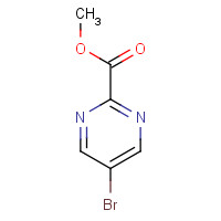 89581-38-4 Methyl-5-bromo-2 pyrimidine carboxylate chemical structure