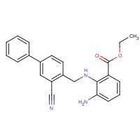 136285-69-3 Ethyl 3-amino-2-{[(2'-cyano-4-biphenylyl)methyl]amino}benzoate chemical structure