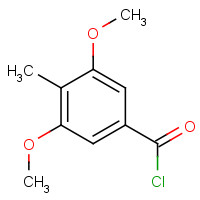 34523-76-7 3,5-dimethoxy-4-methyl-benzoyl chloride chemical structure