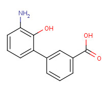 376592-93-7 3''-AMINO-2''-HYDROXY-BIPHENYL-3-CARBOXYLIC ACID chemical structure