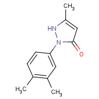 277299-70-4 2-(3,4-Dimethylphenyl)-1,2-dihydro-5-methyl-3H-pyrazol-3-one chemical structure