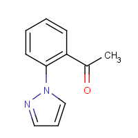 25699-96-1 1-(2-(1H-pyrazol-1-yl)phenyl)ethanone chemical structure