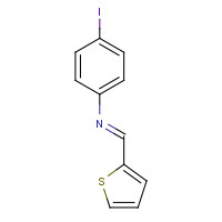 15310-76-6 (E)-4-iodo-N-(thiophen-2-ylmethylene)aniline chemical structure