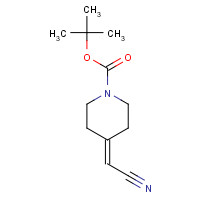 197569-11-2 N-Boc-4-(Cyanomethylene)piperidine chemical structure