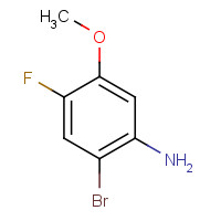 420786-92-1 2-Bromo-4-fluoro-5-methoxyaniline chemical structure