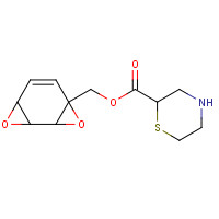 140174-14-7 3,8-Dioxatricyclo[5.1.0.0<sup>2,4</sup>]oct-5-en-4-ylmethyl 2-thiomorpholinecarboxylate chemical structure