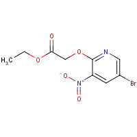 105544-30-7 Ethyl-[(5-brom-3-nitropyridin-2-yl)oxy]acetat chemical structure