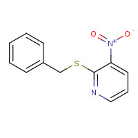 69212-31-3 Pyridine, 3-nitro-2-[(phenylmethyl)thio]- chemical structure