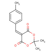15795-51-4 2,2-Dimethyl-5-(4-methylbenzylidene)-1,3-dioxane-4,6-dione chemical structure