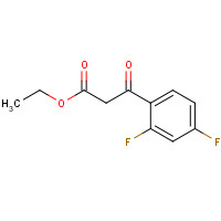 58101-23-8 Ethyl 2,4-difluorobenzoylacetate chemical structure