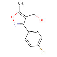 1018297-63-6 [3-(4-Fluoro-phenyl)-5-methyl-isoxazole-4-yl]-methanol chemical structure