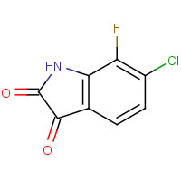 942493-23-4 6-Chloro-7-fluoro-1H-indole-2,3-dione chemical structure