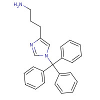 195053-89-5 3-(1-trityl-1H-imidazol-4-yl)propan-1-amine chemical structure