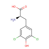 15924-16-0 (2R)-2-amino-3-(3,5-dichloro-4-hydroxy-phenyl)propanoic acid chemical structure