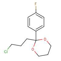 4497-36-3 2-(3-Chloropropyl)-2-(4-fluorophenyl)-1,3-dioxane chemical structure