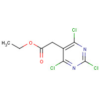 889944-72-3 (2,4,6-Trichloro-pyrimidin-5-yl)-acetic acid ethyl ester chemical structure