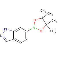 937049-58-6 6-(4,4,5,5-Tetramethyl-1,3,2-dioxaborolan-2-yl)-1H-indazole chemical structure