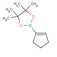 287944-10-9 2-CYCLOPENTENYL-4,4,5,5-TETRAMETHYL-1,3,2-DIOXABOROLANE chemical structure