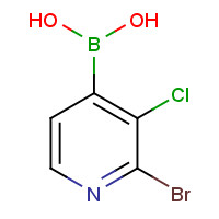 1003043-31-9 (2-Bromo-3-chloropyridin-4-yl)boronic acid chemical structure
