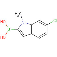 957066-11-4 (6-Chloro-1-methyl-1H-indol-2-yl)boronic acid chemical structure