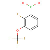 881402-25-1 [2-Fluoro-3-(trifluoromethoxy)phenyl]boronic acid chemical structure
