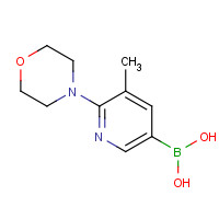 1191062-85-7 [5-methyl-6-(morpholin-4-yl)pyridin-3-yl]boronic acid chemical structure