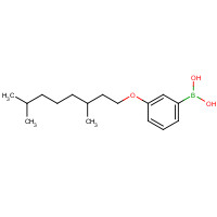 209347-66-0 {3-[(3,7-Dimethyloctyl)oxy]phenyl}boronic acid chemical structure