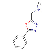 880361-90-0 1,3,4-oxadiazole-2-methanamine, N-methyl-5-phenyl- chemical structure