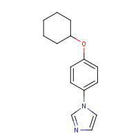 502656-64-6 1-[4-(Cyclohexyloxy)phenyl]-1H-imidazole chemical structure
