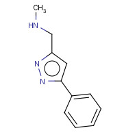 373356-52-6 1H-pyrazole-3-methanamine, N-methyl-5-phenyl- chemical structure