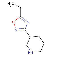 773034-44-9 3-(5-Ethyl-1,2,4-oxadiazol-3-yl)piperidine chemical structure