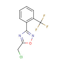 110704-47-1 5-(Chloromethyl)-3-[2-(trifluoromethyl)phenyl]-1,2,4-oxadiazole chemical structure