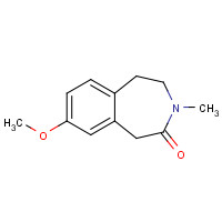 118616-04-9 8-Methoxy-3-methyl-1,3,4,5-tetrahydro-2H-3-benzazepin-2-one chemical structure