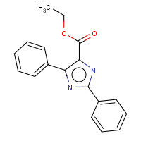37009-52-2 Ethyl 2,4-diphenylimidazole-5-carboxylate chemical structure
