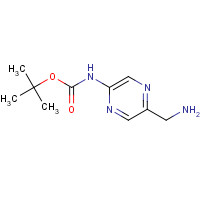 369638-71-1 tert-Butyl [5-(aminomethyl)pyrazin-2-yl]carbamate chemical structure