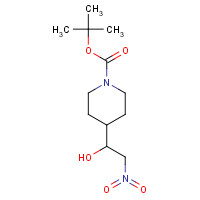 301221-56-7 tert-Butyl 4-(1-hydroxy-2-nitroethyl)piperidine-1-carboxylate chemical structure