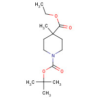 189442-87-3 Ethyl 1-N-Boc-4-methyl-piperidine-carboxylate chemical structure